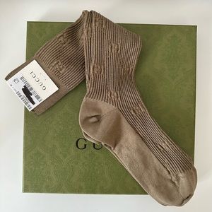 Gucci Tan Signature Socks